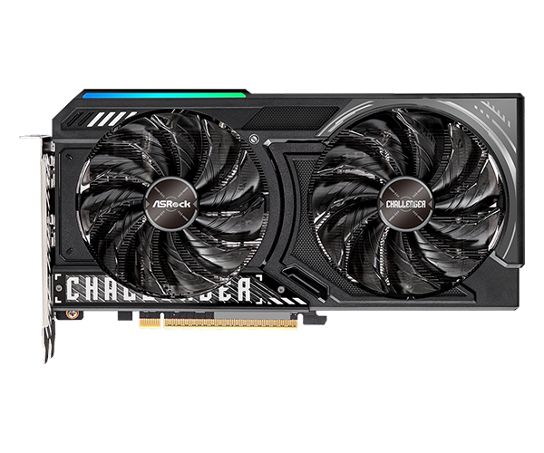 Asrock Radeon RX 9060 XT Challenger OC 8GB GDDR6 BLACK view 2